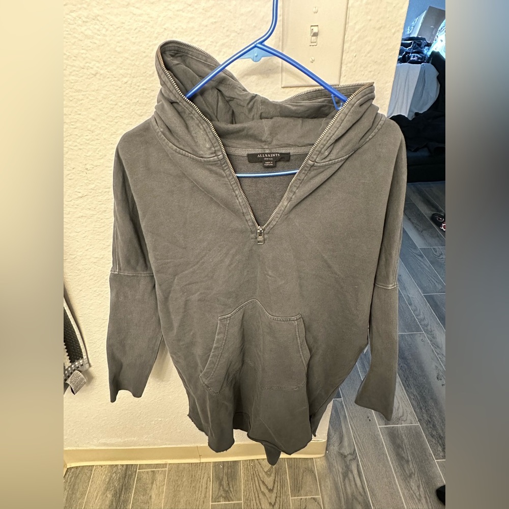 All saints oversized hoodie small